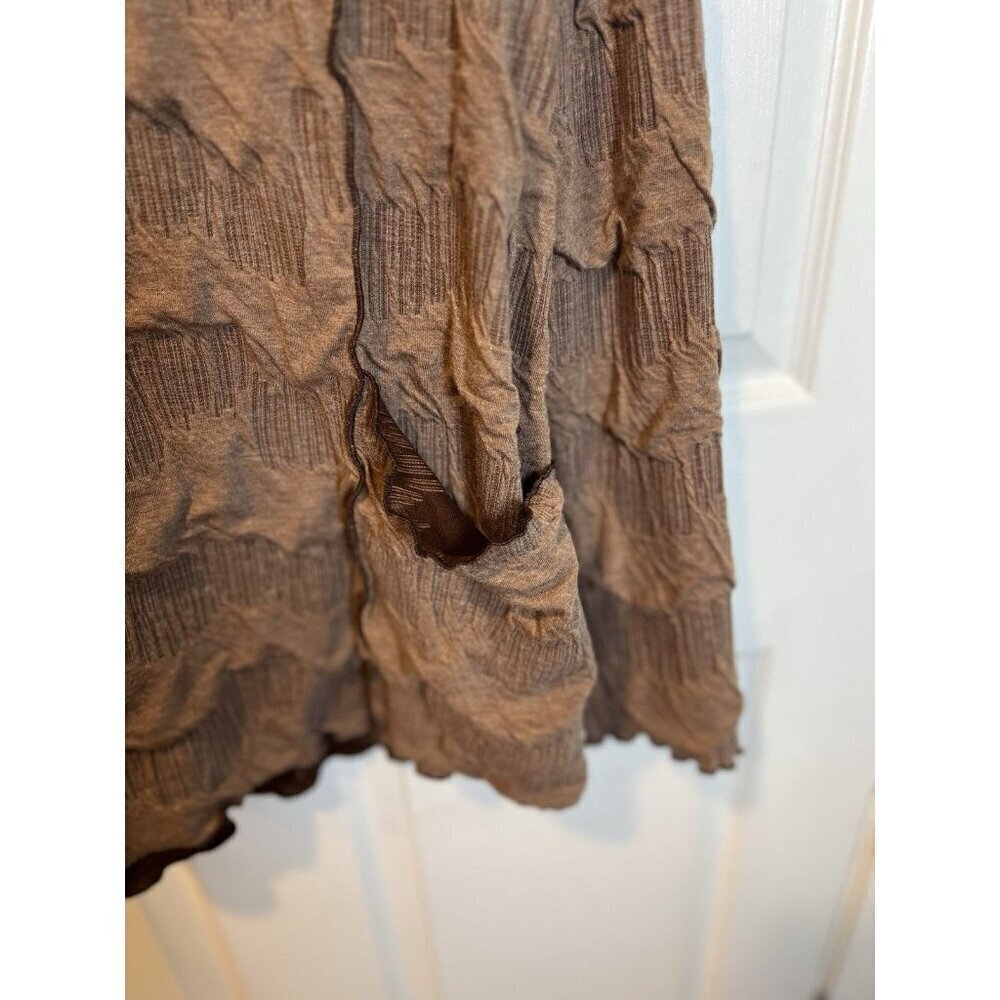 Vine Street Cowl Neck Sweater Top Size Medium Copper Brown Fall Lightweight NWT - Picture 2 of 5